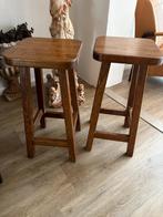 Bar krukken Eiken ,,netjes en stevig, Ophalen, Zo goed als nieuw