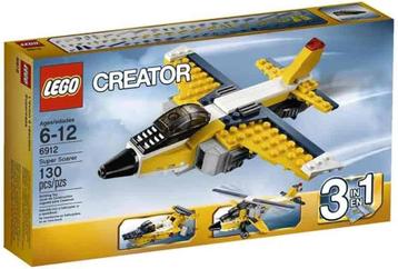 Lego 6912 Super Soarer (straaljager); 3 modellen (uit 2012). beschikbaar voor biedingen