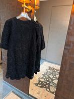 Zwarte tuniek met macramé look - maat 44/46, Zwart, Maat 42/44 (L), Ophalen of Verzenden, Zo goed als nieuw
