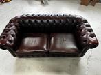 Chesterfield model Kendal ant. brown 3 zits, Huis en Inrichting, Gebruikt, 75 tot 100 cm, Ophalen