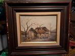 Leuk oud schilderij, Antiek en Kunst, Ophalen of Verzenden