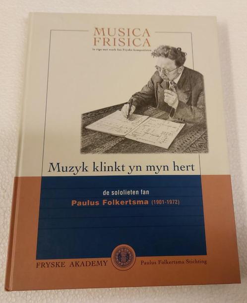 Musica Frisica BOEK Paulus Folkertsma Fryske Akademy Fries, Boeken, Geschiedenis | Stad en Regio, Gelezen, 20e eeuw of later, Verzenden