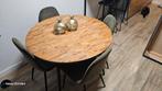 Ronde Eettafel met 4 Stoelen, Huis en Inrichting, Tafels | Eettafels, Ophalen of Verzenden
