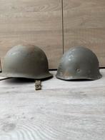 Franse helm met binnen helm 1954, Verzamelen, Ophalen of Verzenden, Overige soorten, Overige gebieden, Helm of Baret