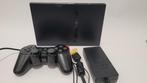 PS2 Slim, Spelcomputers en Games, Spelcomputers | Sony PlayStation 2, Ophalen, Gebruikt, Met 1 controller