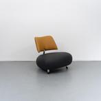 Leolux Pallone fauteuil maïsgeel zwart (incl. Leolux Kikko), Nieuw, Leer, Ophalen of Verzenden