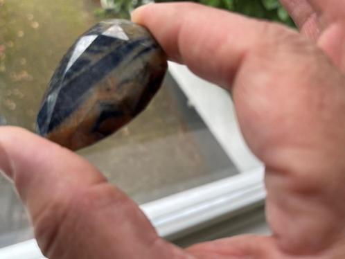 Grote bruine Saffier edelsteen, Verzamelen, Mineralen en Fossielen, Mineraal, Ophalen of Verzenden