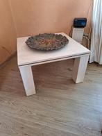 Vierkante Salon/Hoektafel Wit Eiken 70x70, Ophalen of Verzenden