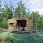 Tiny Cabin – Luxe designer cabin, gastenverblijf, tuinstudio, Huizen en Kamers, Recreatiewoningen te koop, Overige soorten, 22 m²