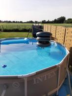 Titel: Intex zwembad + solar verwarming + stofzuiger + toebe, Ophalen, 80 tot 120 cm, Rond, 300 cm of meer