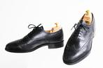 Bijna Nieuw! Van Bommel zwarte brogues in maat 7.5 = 41.5, Kleding | Heren, Schoenen, Zwart, Ophalen of Verzenden, Zo goed als nieuw