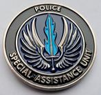 Coin SAU politie België, Verzamelen, Speldjes, Pins en Buttons, Ophalen of Verzenden, Zo goed als nieuw, Overige onderwerpen