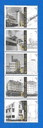 NVPH 3679/3683 Strook Architectuur Nieuwe Bouwen - 2018, Postzegels en Munten, Postzegels | Nederland, Verzenden, Na 1940, Postfris