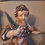 Geweldige houten putto kindje.. 18de eeuws, Ophalen of Verzenden