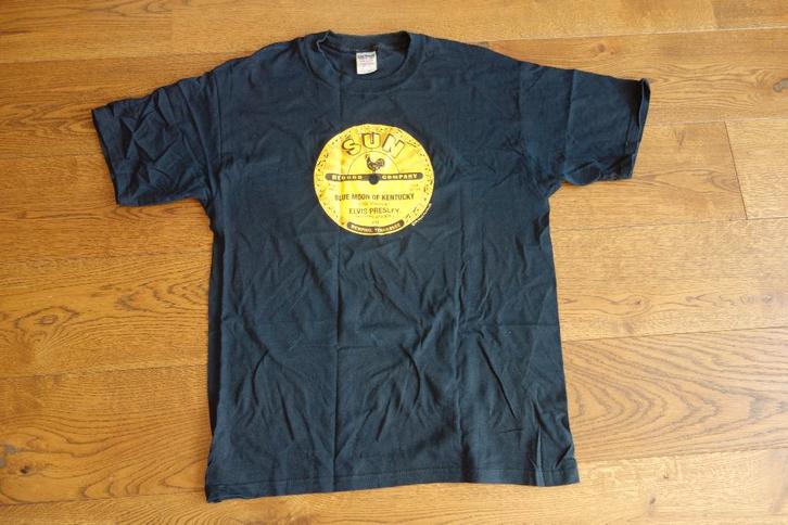 T shirt Sun Studio Elvis Presley, Verzamelen, Muziek, Artiesten en Beroemdheden, Zo goed als nieuw, Kleding, Verzenden