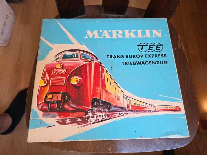 Märklin 3070 H0 Tee Trans Europ Express 3Delig + Extra Wagon, Hobby en Vrije tijd, Modeltreinen | H0, Zo goed als nieuw, Treinset
