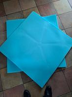 2 stuks blauw schuimrubber 90/90cm 2cm dik., Ophalen of Verzenden, Nieuw