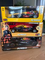 3x Max Verstappen Burago Red Bull race auto jumbo nieuw, Ophalen of Verzenden, Nieuw, Auto, Bburago