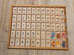 Houten Letterdoos - Leren Lezen, Kinderen en Baby's, Ophalen of Verzenden, Gebruikt, Taal en Lezen