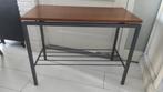 Vintage tafel hout metaal Pastoe, Minder dan 50 cm, Gebruikt, 50 tot 100 cm, 50 tot 75 cm