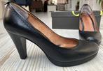 Manfield No Stress leren zwarte pumps maat 38- nieuwstaat, Manfield Jones bootmakers, Zwart, Nieuw, Ophalen of Verzenden