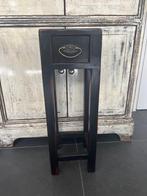 Chinese pilaar zuil met 1 lade voor boeddha of plant chinees, Verburgt Vintage, Gebruikt, Ophalen of Verzenden, https://verburgtvintage.nl/#contact