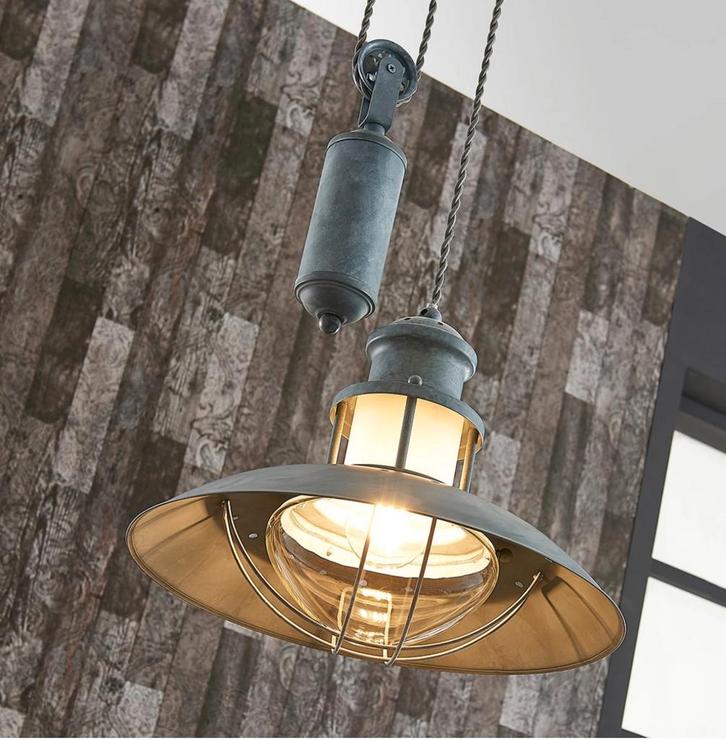 Hanglamp Louisanne verstelbaar, Huis en Inrichting, Lampen | Hanglampen, Zo goed als nieuw, 75 cm of meer, Metaal, Ophalen