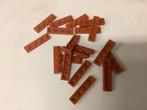 Lego plaat 1x4 donker oranje, Ophalen of Verzenden, Gebruikt, Losse stenen, Lego