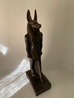 Zwart stenen beeld Egypte. Egyptische god Anubis. Staand, Ophalen, Zo goed als nieuw