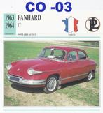 CO-03 Autokaart Panhard 17, Verzamelen, Ophalen of Verzenden, Zo goed als nieuw, Auto's