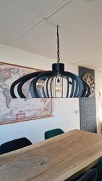 Moderne Industriële Hanglamp Catania 3-lichts Zwart, Huis en Inrichting, Lampen | Hanglampen, Ophalen, Zo goed als nieuw, Metaal