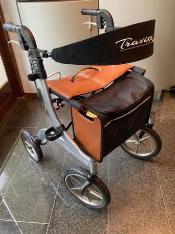 Stijlvolle Travixx Traveller Design rollator z.g.a.n. beschikbaar voor biedingen