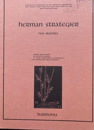 TWO SKETCHES - Herman Strategier - BLOKFLUITKWARTET beschikbaar voor biedingen