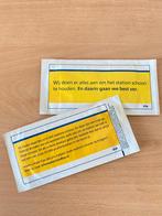 NS verfrissingsdoekjes, Ophalen of Verzenden, Trein, Overige typen