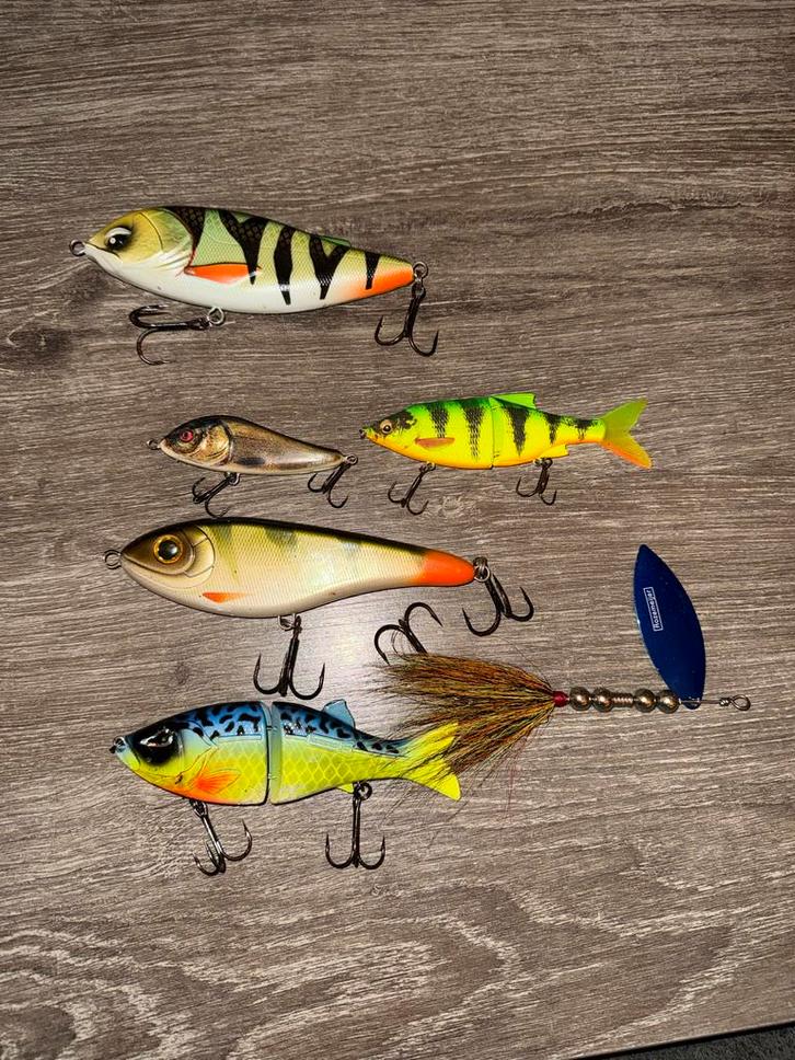 Kunstaas Snoek Set, Watersport en Boten, Hengelsport | Roofvissen, Gebruikt, Overige typen, Ophalen of Verzenden