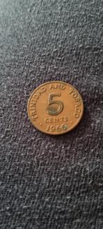 Trinidad en Tobago 5 Cent 1966, Ophalen of Verzenden, 5 cent, Losse munt