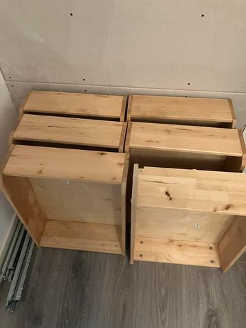 7 x ikea complement houten lade beschikbaar voor biedingen