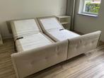 Boxspring 180x210 elektrisch verstelbaar, Ophalen, Gebruikt, Tweepersoons, 180 cm
