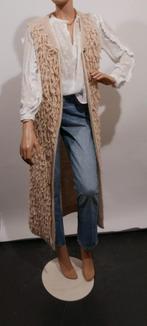 ISLA IBIZA mouwloos fringe vest maat M ZGAN, Maat 38/40 (M), Beige, Ophalen of Verzenden, Zo goed als nieuw