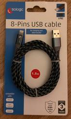 Nieuwe 8 Pins USB-kabel. 1,5 m, Ophalen of Verzenden, Nieuw, Apple iPhone