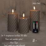 LED Kaarsen Set - Diverse Kleuren en Modellen, Kunststof, Nieuw, Ophalen of Verzenden, Kaars