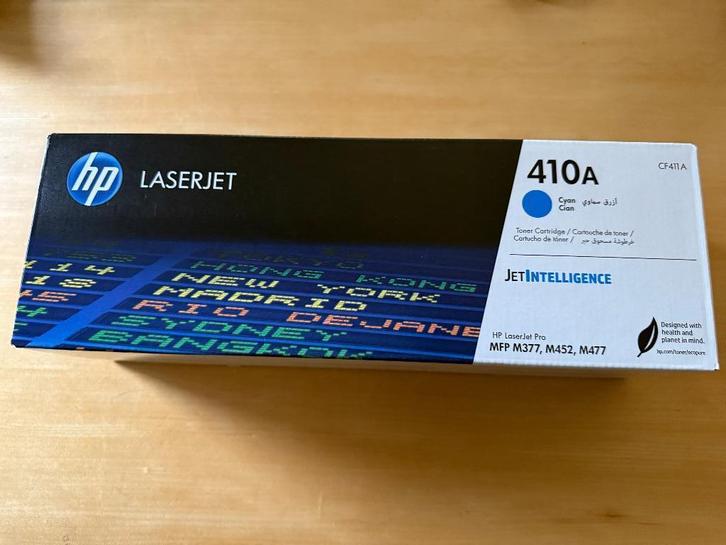 HP toners  410A (4 kleuren) & gratis Laserjet printer, Computers en Software, Printerbenodigdheden, Gebruikt, Toner, Ophalen
