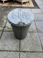 Vintage Stalen Afvalbak Voorburg, Ophalen, Gebruikt, 20 tot 30 liter, Metaal