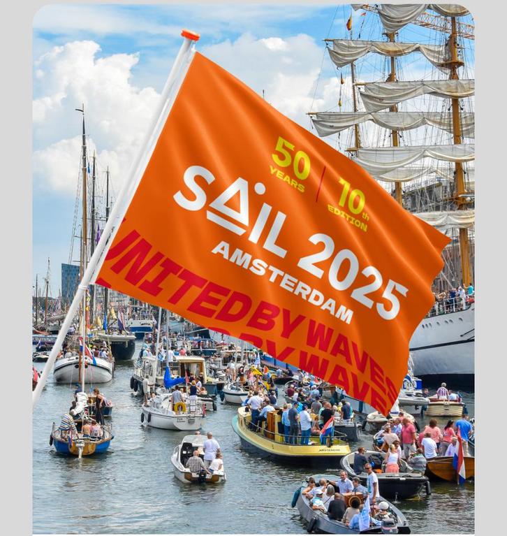 SAIL boot vlag - te koop gevraagd, Diversen, Vlaggen en Wimpels, Ophalen of Verzenden