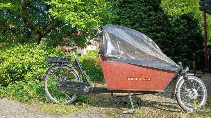 Bakfiets Cargo Bike Long Elektrisch, Fietsen en Brommers, Fietsen | Bakfietsen, Gebruikt, Overige merken, 4 kinderen of meer, Elektrisch