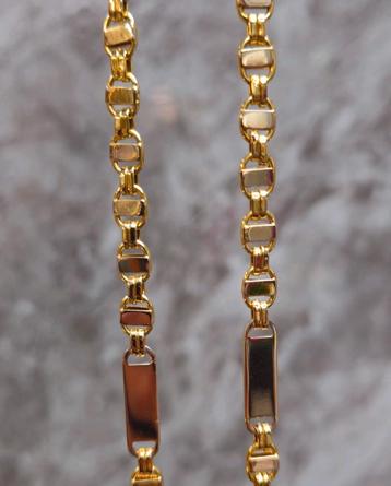 18k gouden Kingsley ketting 40.66 gram beschikbaar voor biedingen