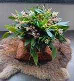 Graankandelaar opgemaakt met verse eucalyptus  toef / stuk, Ophalen, Zo goed als nieuw, Minder dan 25 cm