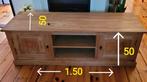 Teakhouten tv meubel, Ophalen, Teakhout, Zo goed als nieuw, Minder dan 100 cm