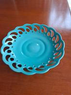 Vintage keramische fruitschaal 27cm gesigneerd, Antiek en Kunst, Antiek | Keramiek en Aardewerk, Ophalen of Verzenden