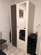 kledingkast, Huis en Inrichting, Kasten | Kledingkasten, Ophalen, Gebruikt, 50 tot 100 cm, Glas